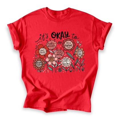 It's Okay Cotton T-shirt