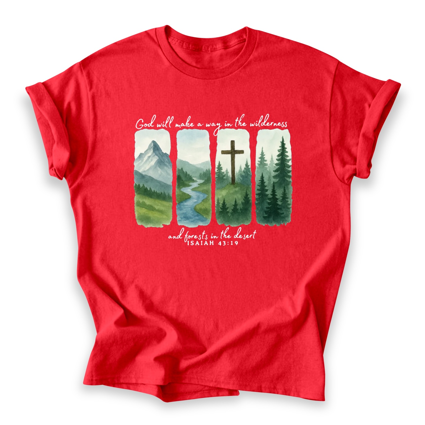 Way In The Wilderness Cotton T-shirt