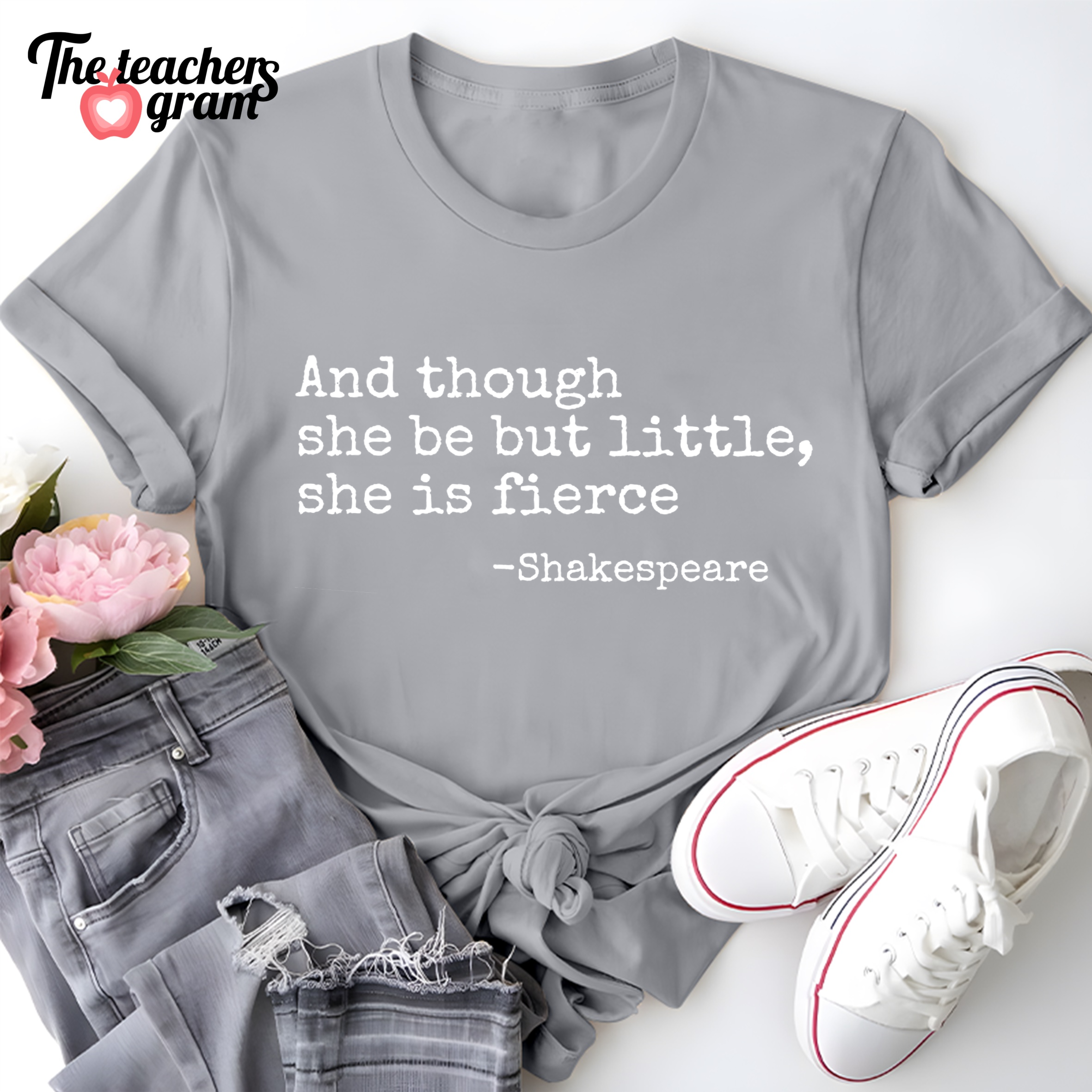 And Though She Be But Little She Is Fierce Single Sided T-Shirt
