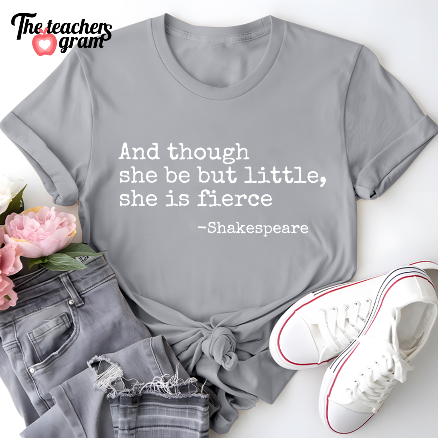 And Though She Be But Little She Is Fierce Single Sided T-Shirt
