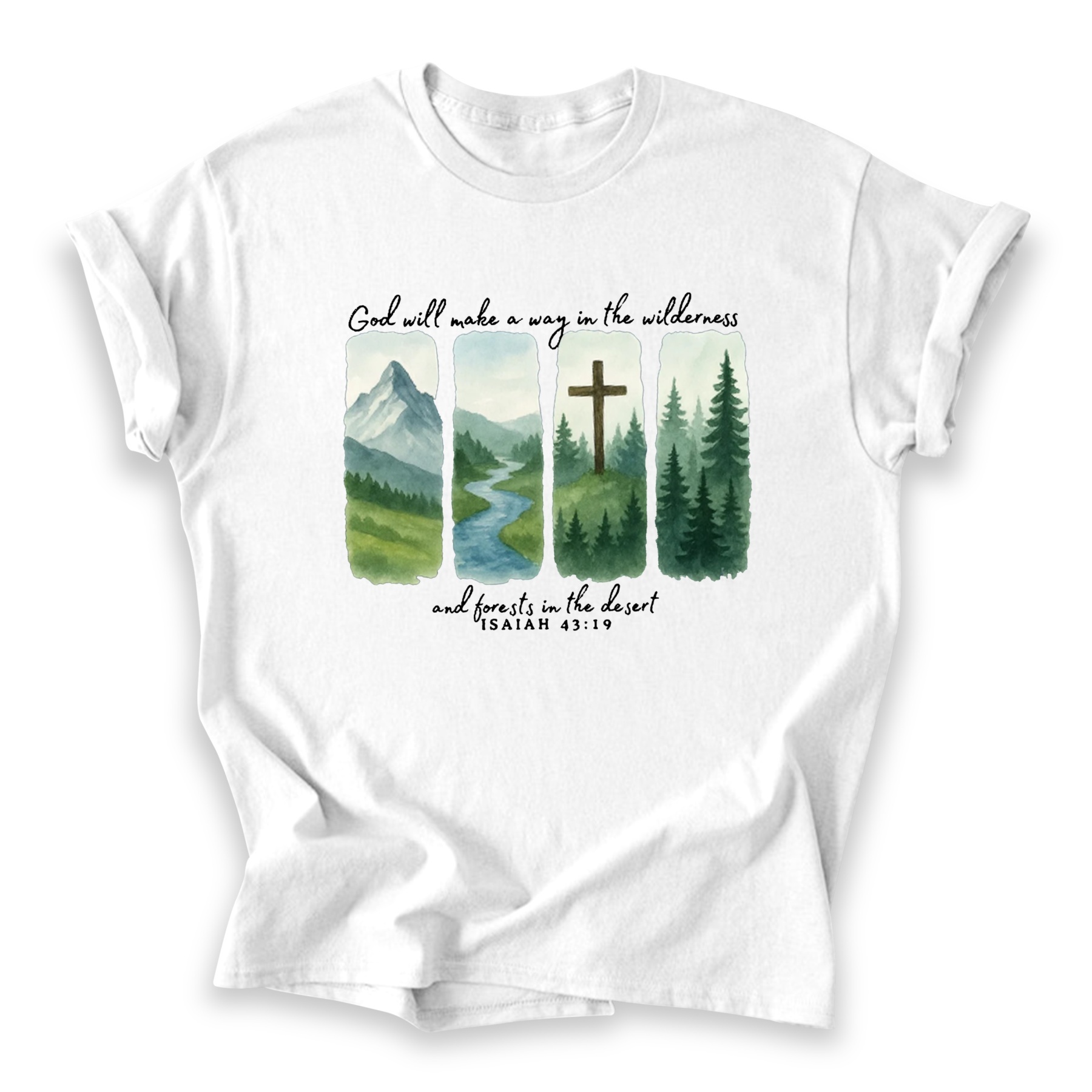 Way In The Wilderness Cotton T-shirt