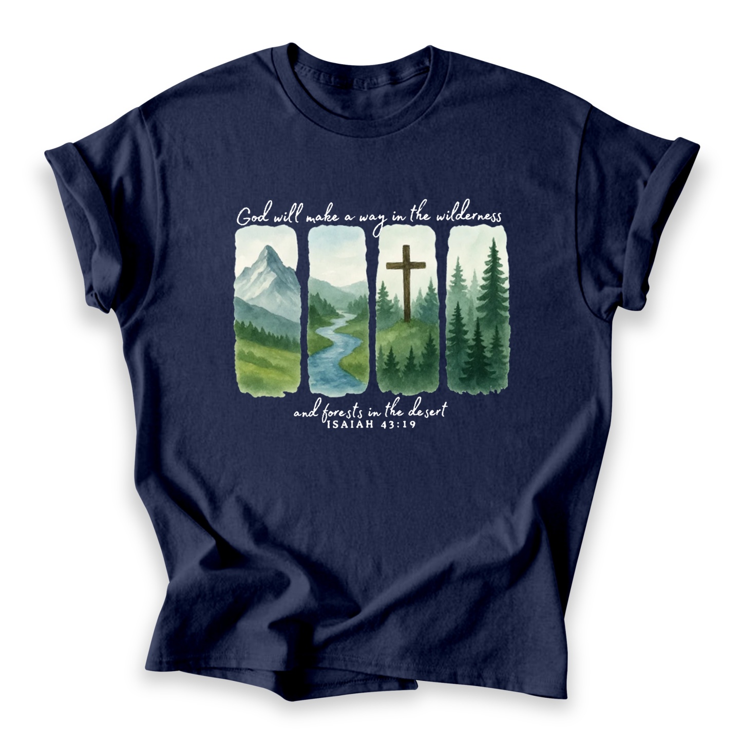 Way In The Wilderness Cotton T-shirt