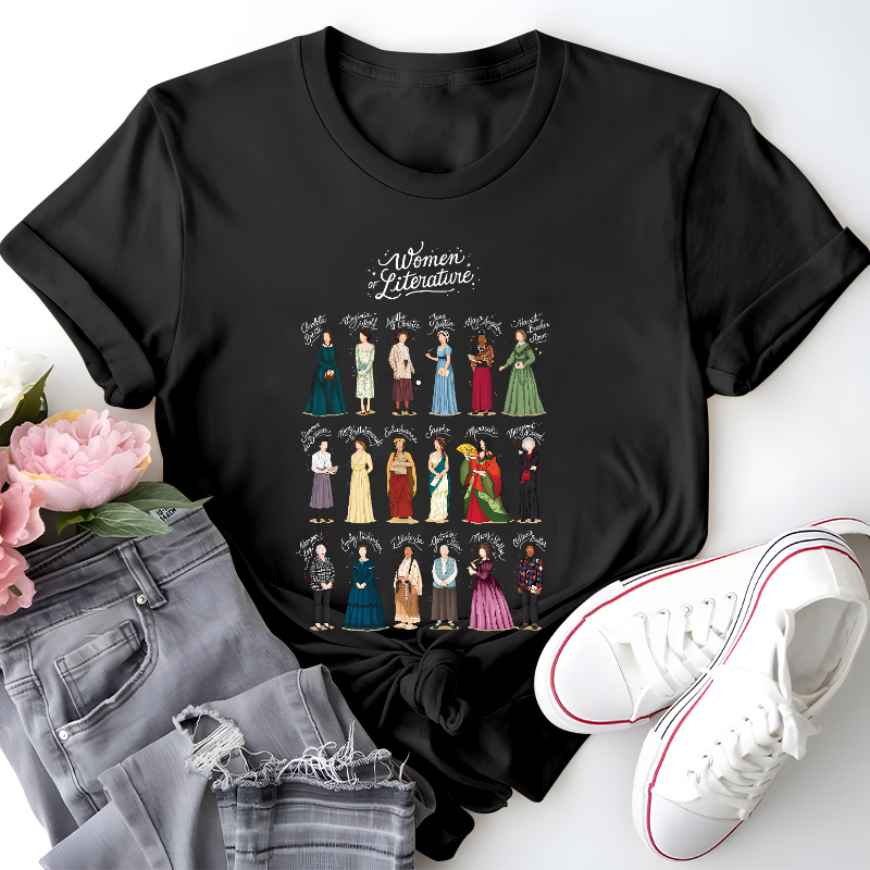 Women Of Literature Teacher T-Shirt