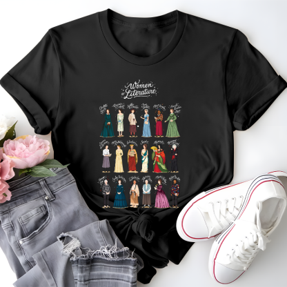 Women Of Literature Teacher T-Shirt