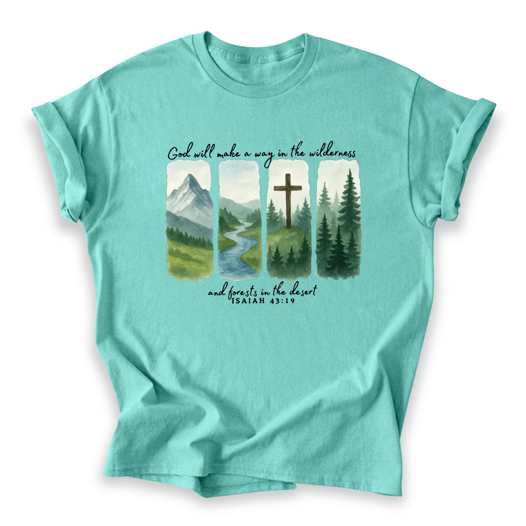 Way In The Wilderness Cotton T-shirt