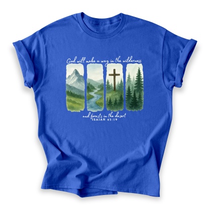 Way In The Wilderness Cotton T-shirt