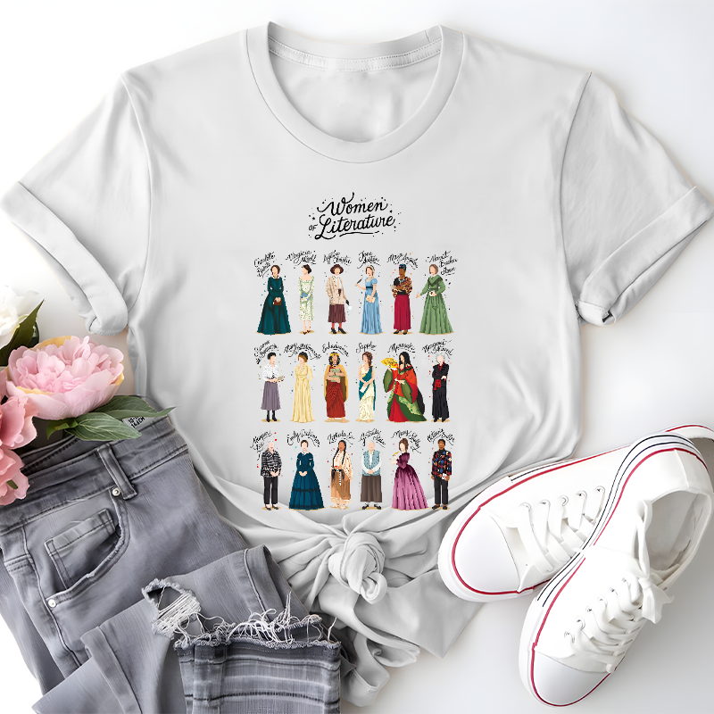 Women Of Literature Teacher T-Shirt