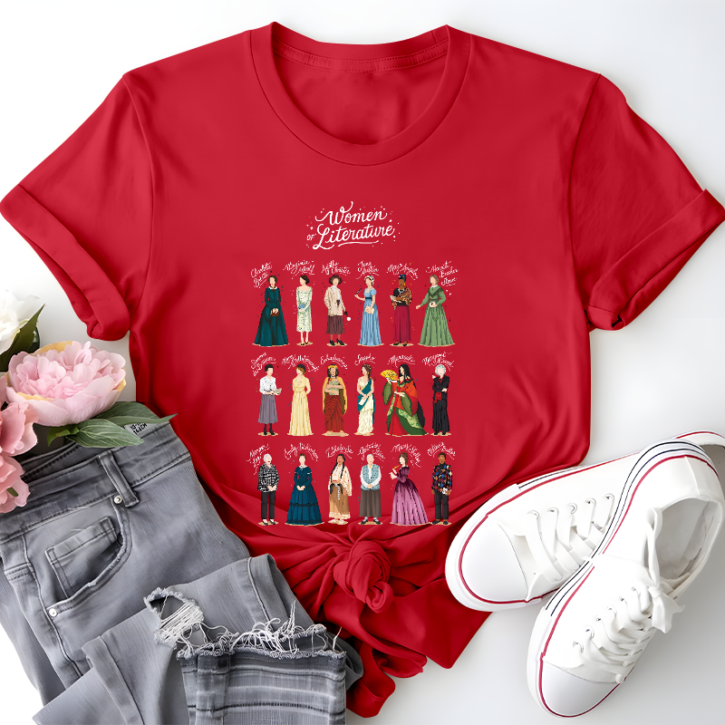 Women Of Literature Teacher T-Shirt