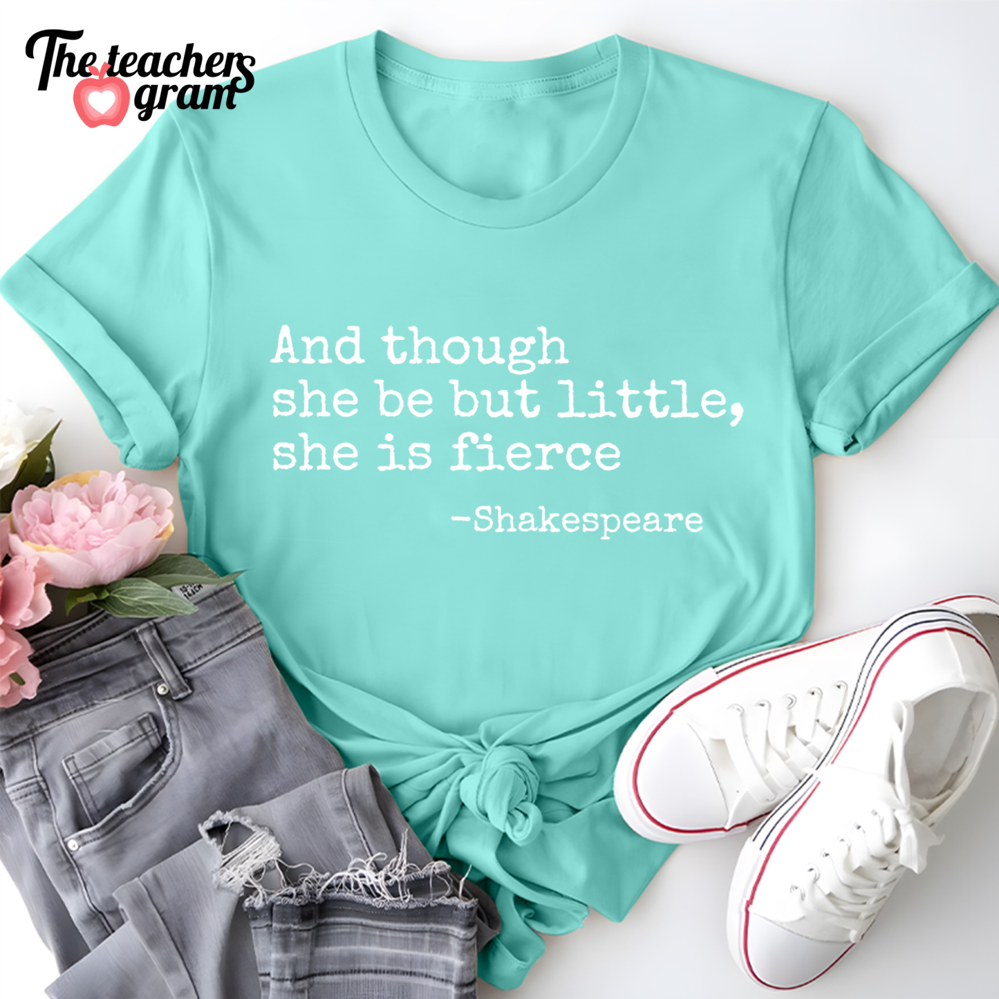 And Though She Be But Little She Is Fierce Single Sided T-Shirt