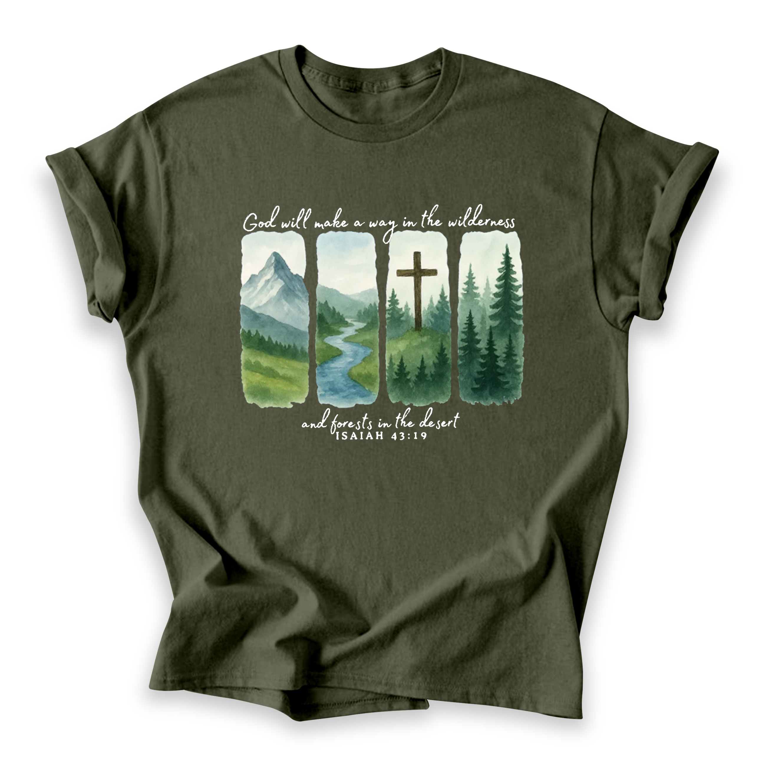 Way In The Wilderness Cotton T-shirt