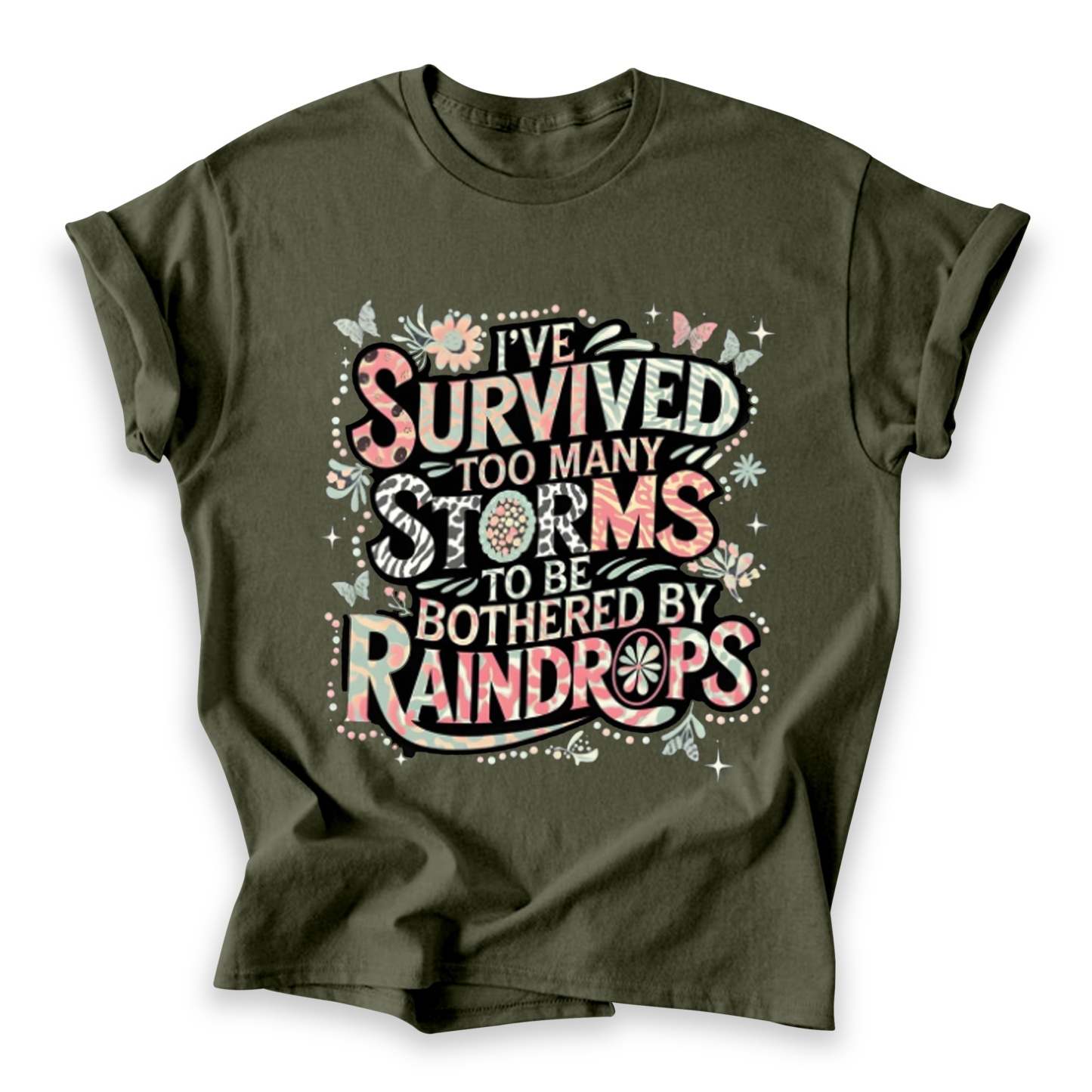Too Many Storms Cotton T-shirt