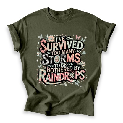 Too Many Storms Cotton T-shirt