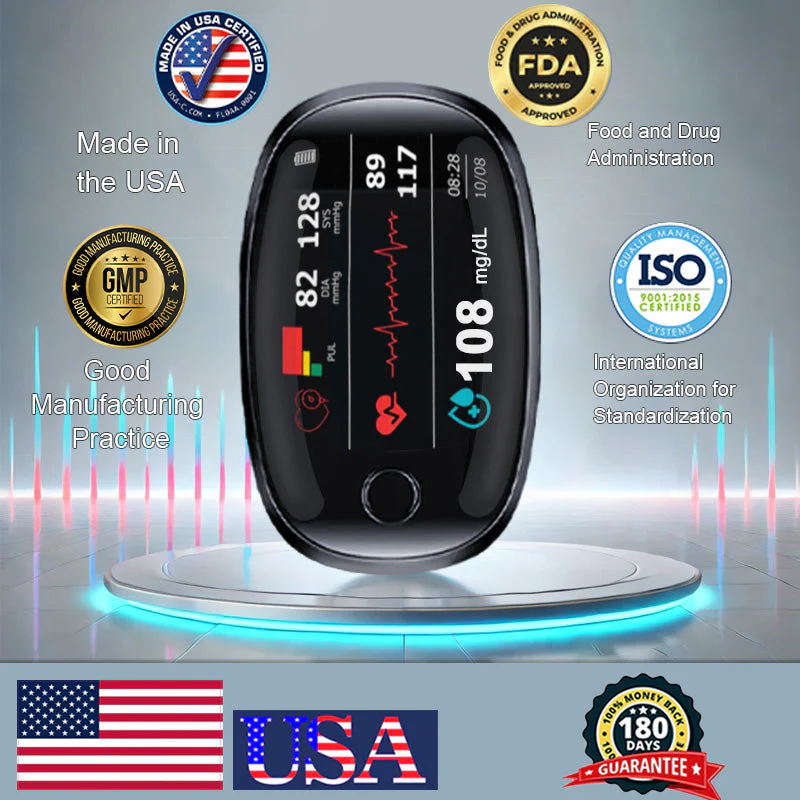 【OFFICIAL STORE】Non-Invasive Blood Glucose Meter[99.9% Accuracy]🔥Big Sale - 50% OFF🔥