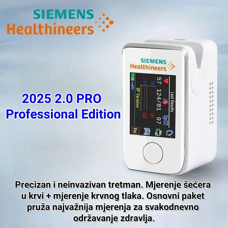 Siemens neinvazivni multifunkcionalni mjerač glukoze u krvi (precizno mjerenje u 5 sekundi)