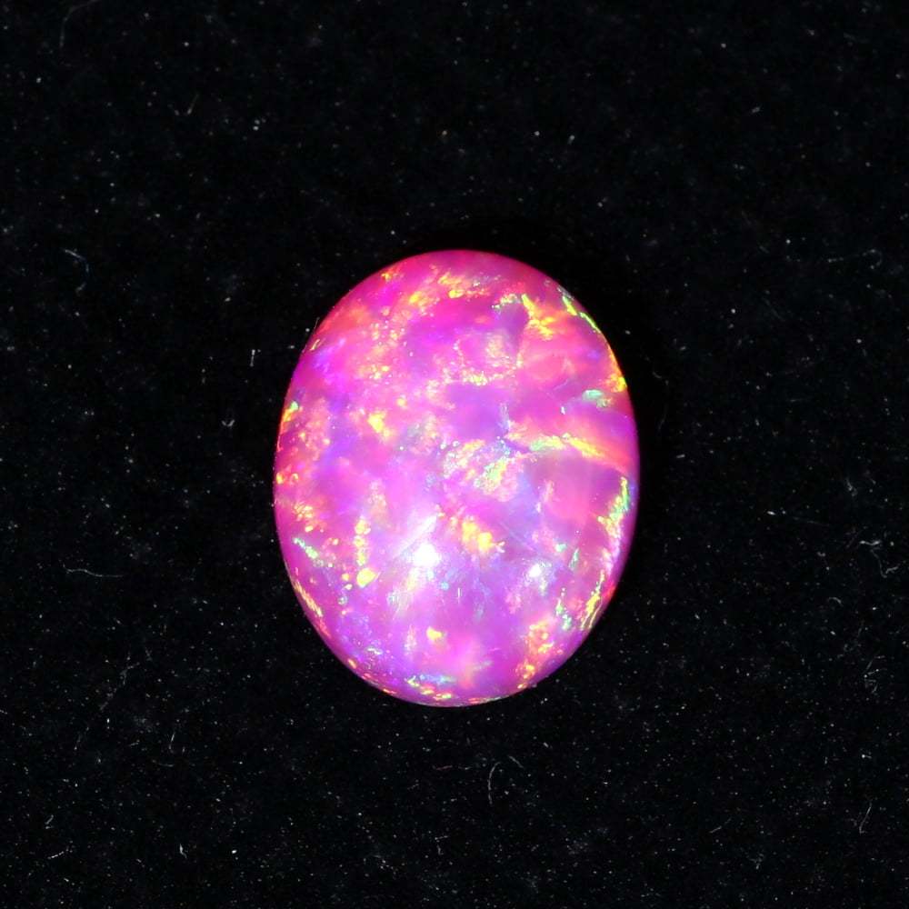 2.3 Carat Oval Cut Lab Grown Pink Opal Loose Stone