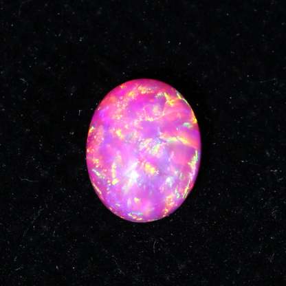 2.3 Carat Oval Cut Lab Grown Pink Opal Loose Stone