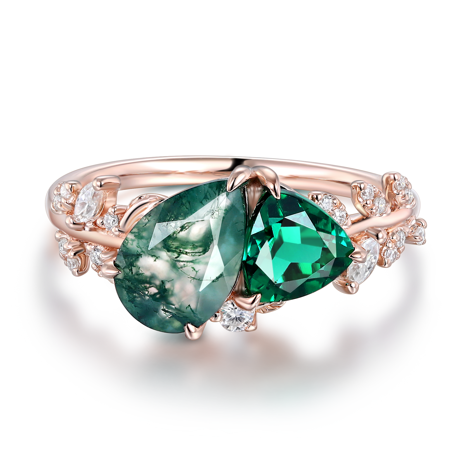 Toi Et Moi Engagement Rings