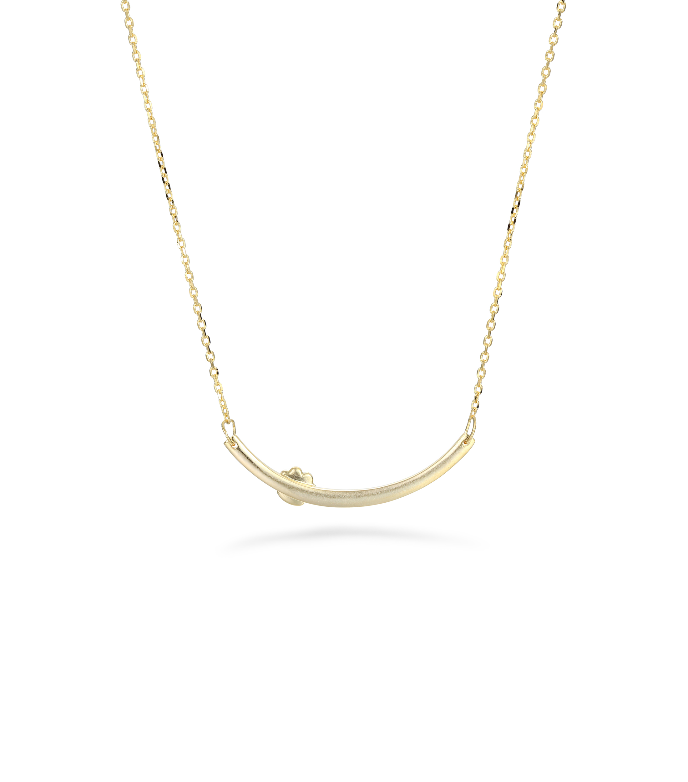 Gold-Plated Pet Paw Element Customizable Birthstone Engraved Name Smile Necklace – Personalized Jewelry for Pet Lovers