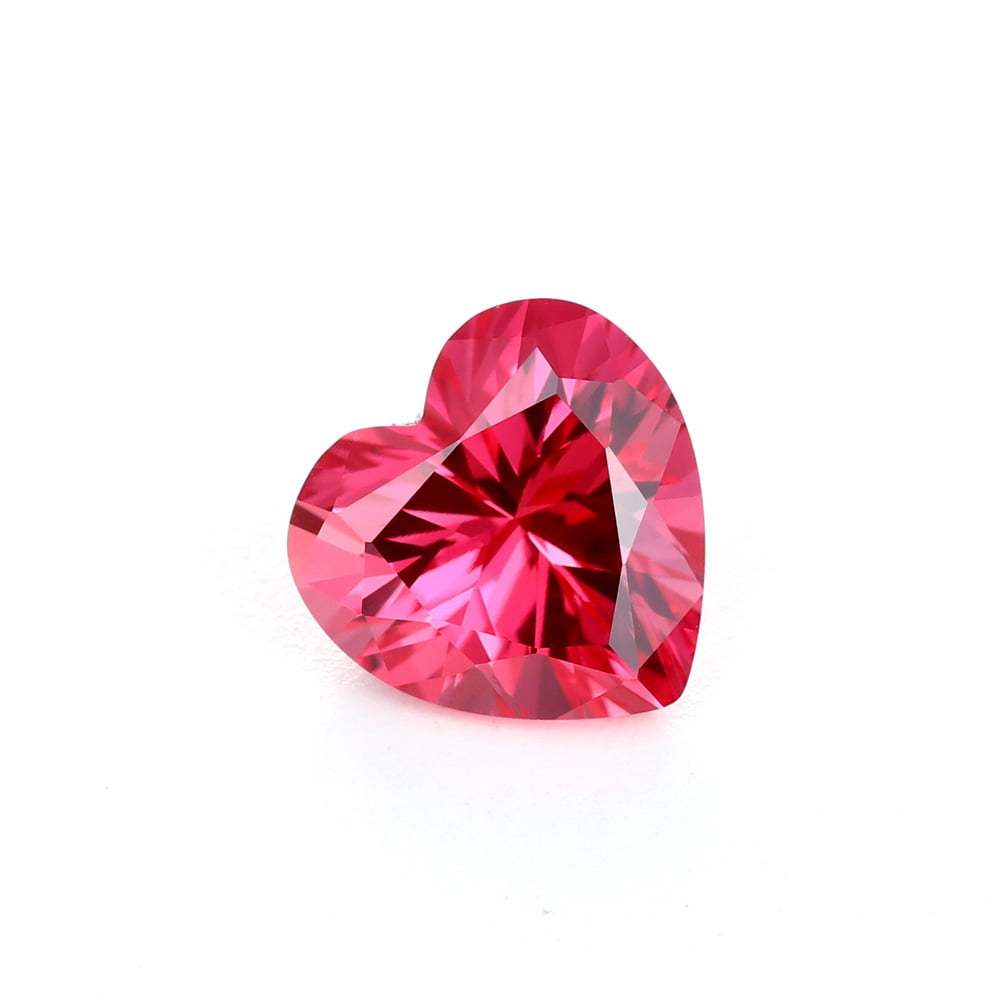 3.5 Carat Heart Cut Lab Grown Ruby Loose Stone