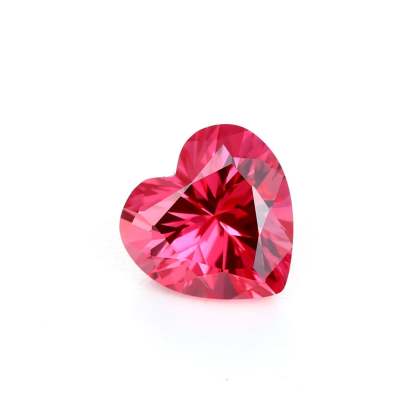 3.5 Carat Heart Cut Lab Grown Ruby Loose Stone