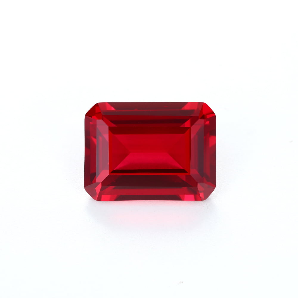 30 Carat Radiant Cut Lab Grown Ruby Loose Stone