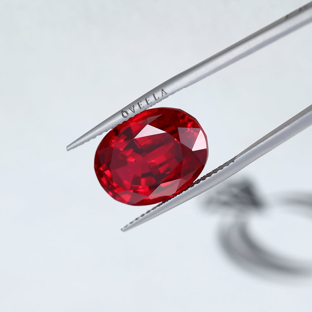 67 Carat Oval Cut Lab Grown Ruby Loose Stone (2)