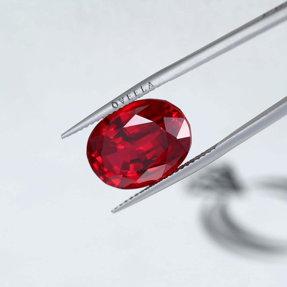 67 Carat Oval Cut Lab Grown Ruby Loose Stone (2)