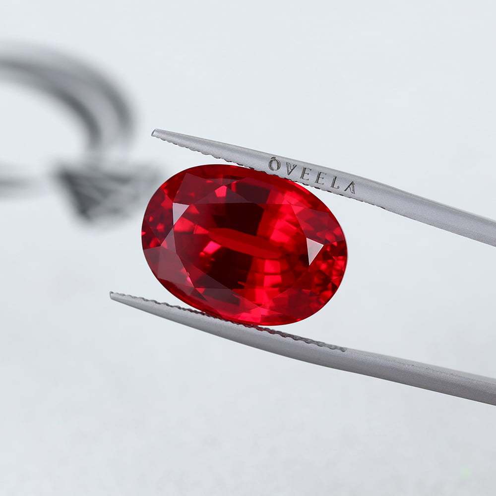 67 Carat Oval Cut Lab Grown Ruby Loose Stone (2)
