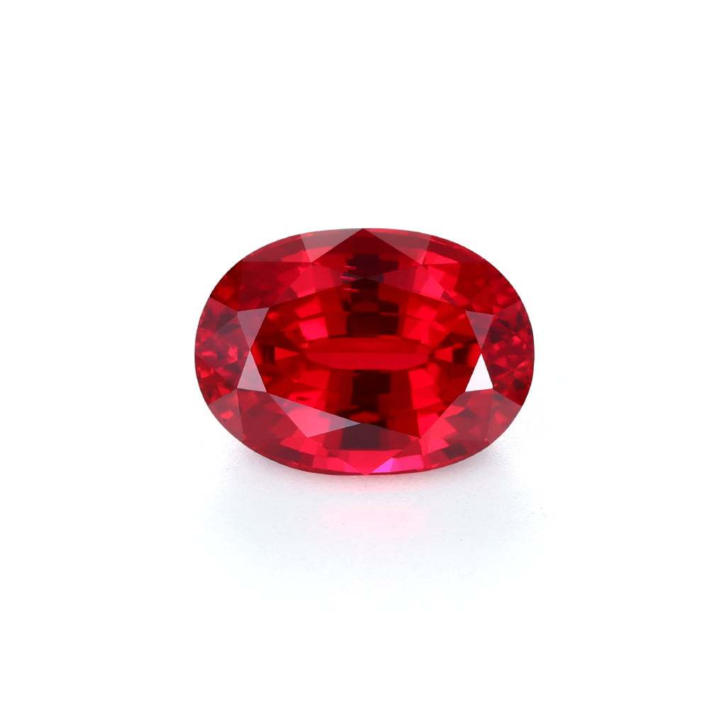 67 Carat Oval Cut Lab Grown Ruby Loose Stone