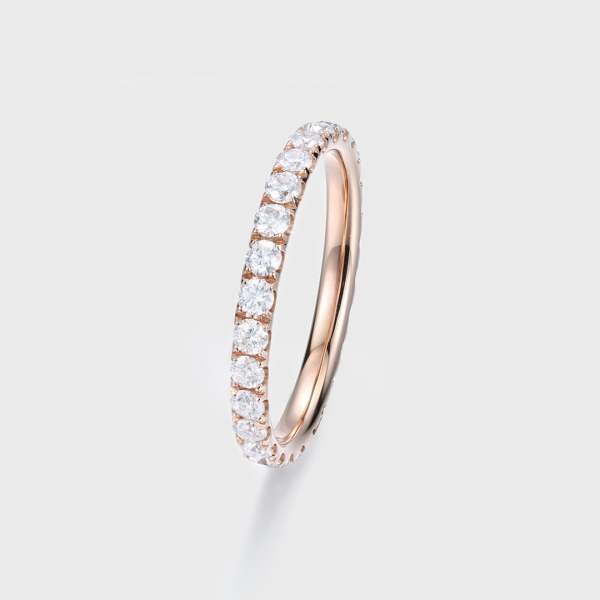 Rose Gold Diamond Wedding Band