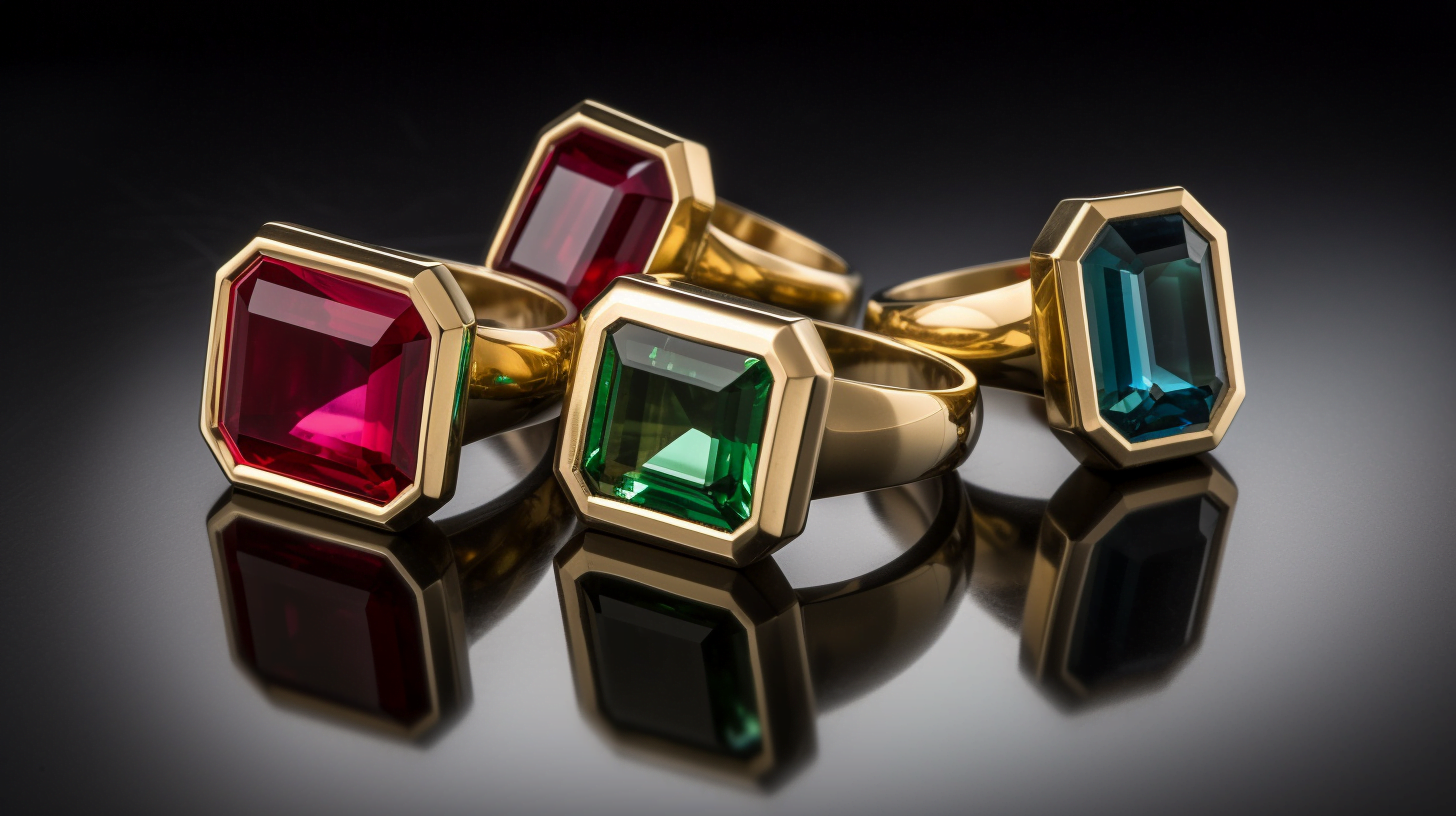 Gemstone Engagement Rings