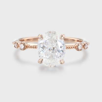 Oval Crushed ice Cut