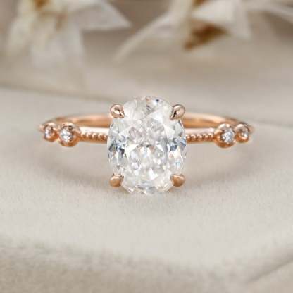 Oval Crushed ice Cut