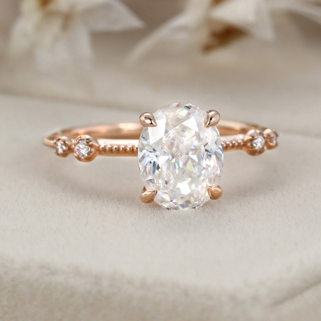 Oval Crushed ice Cut