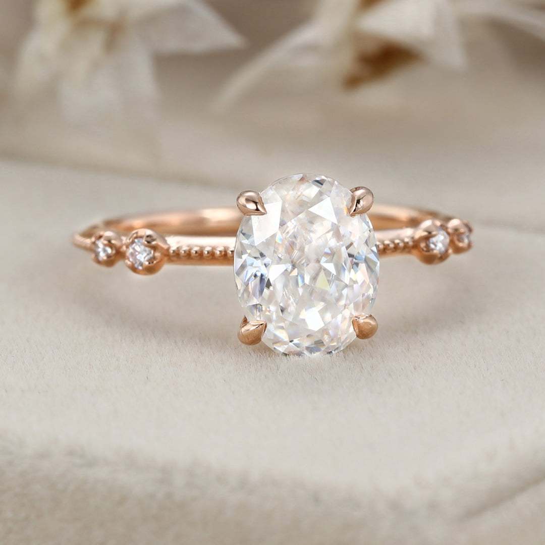 Oval Crushed ice Cut