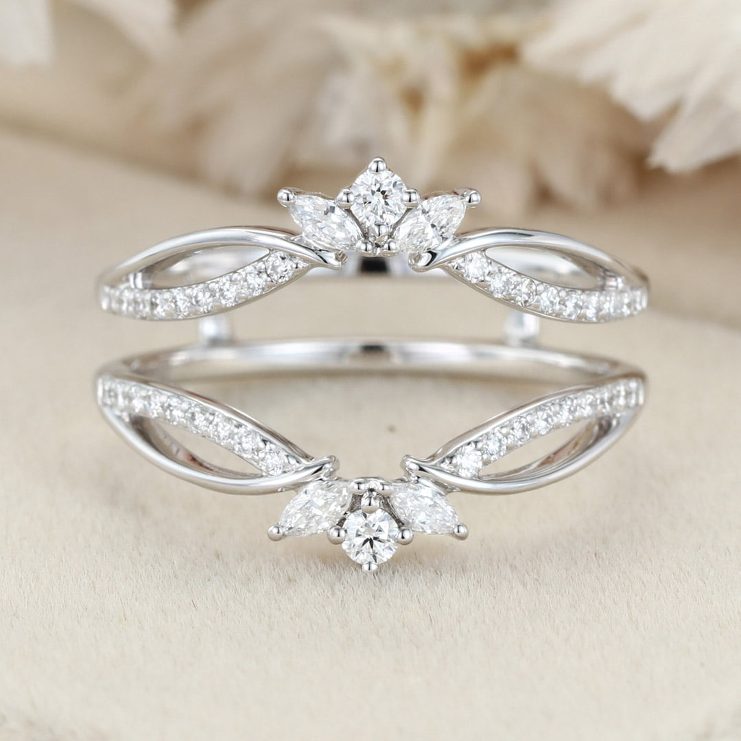 14k White Gold Diamond Wedding Band 14k White Gold Diamond Wedding Band