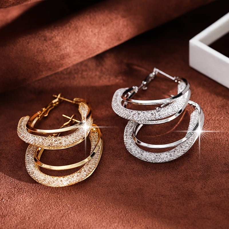 Histone Lymphatic fashion Oval Earrings（Limited Time Discount 🔥 Last Day）-WAIOLTD