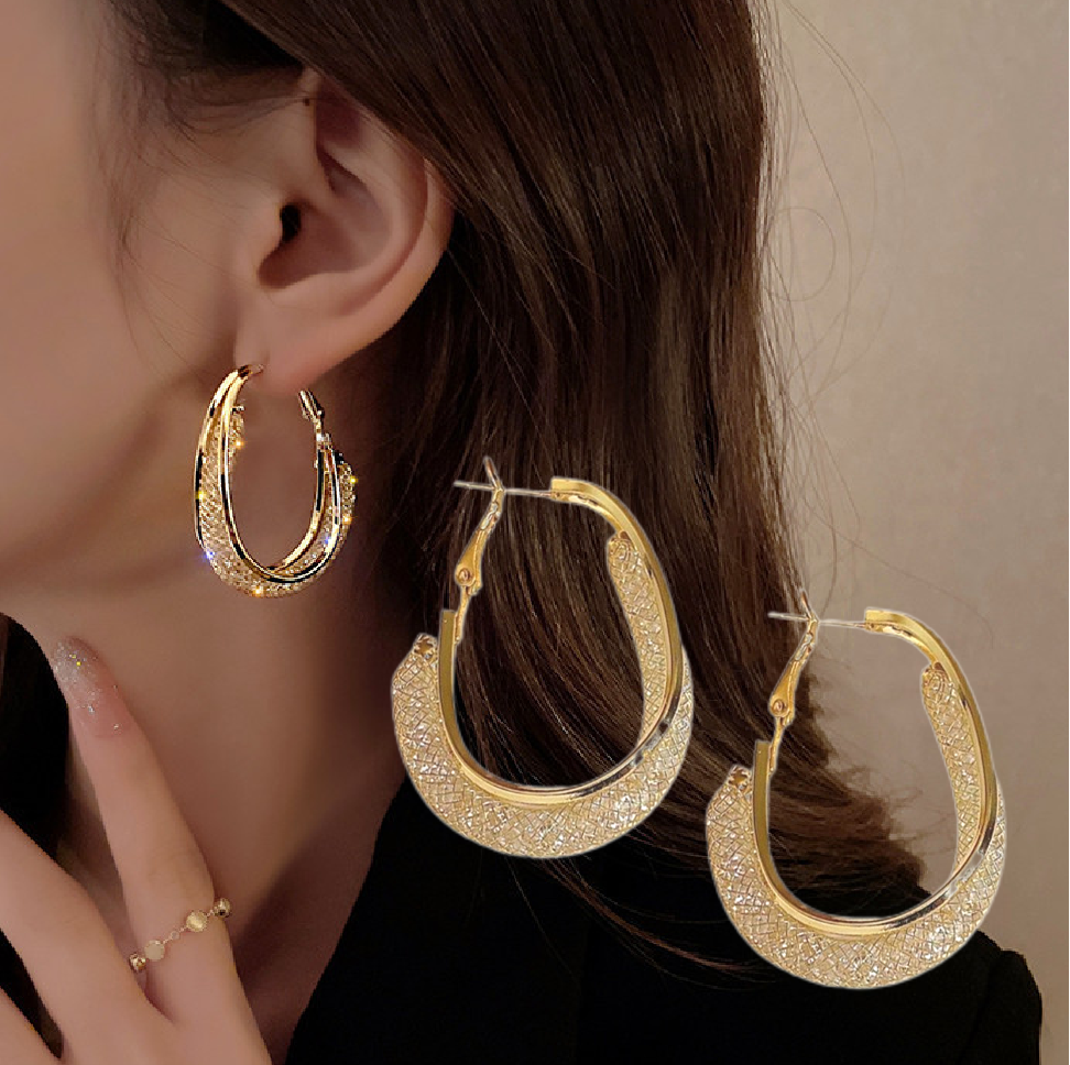 Histone Lymphatic fashion Oval Earrings（Limited Time Discount 🔥 Last Day）-WAIOLTD