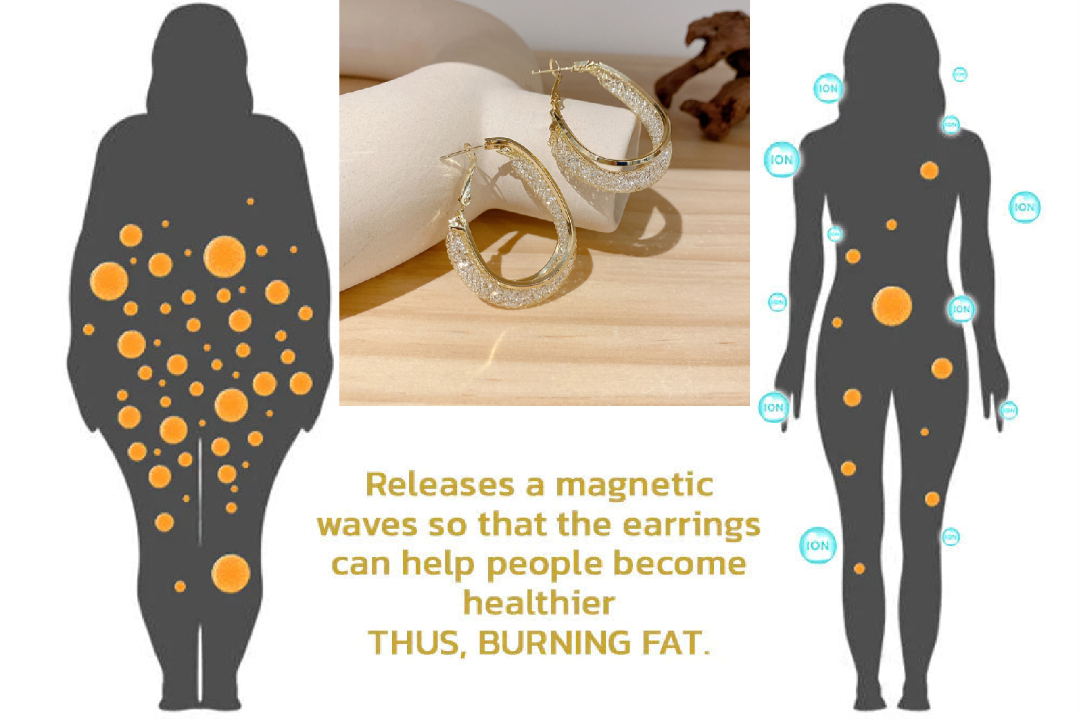 Histone Lymphatic fashion Oval Earrings（Limited Time Discount 🔥 Last Day）-WAIOLTD