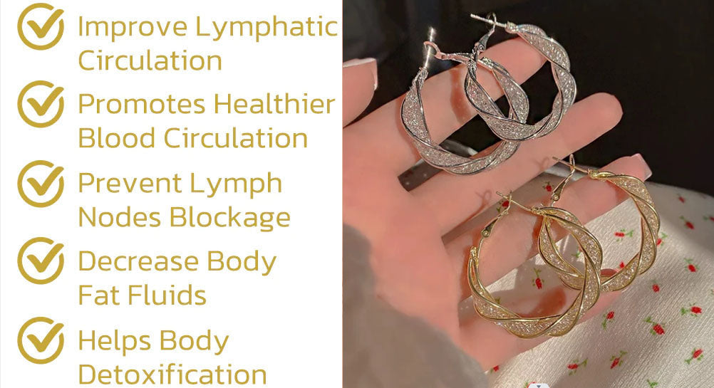 （🔥LAST DAY SALE-80% OFF) Histone Lymphatic activity hoop earrings-WAIOLTD