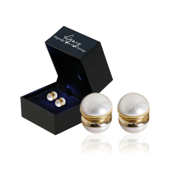 🔥LAST DAY SALE-80% OFF)Histone Elegance Lymphvity MagneTherapy White Onyx Earrings-WAIOLTD