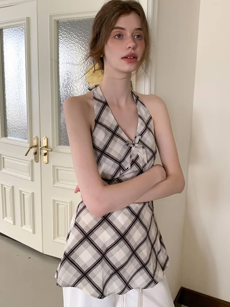 Floral Print Halter Neck Dress