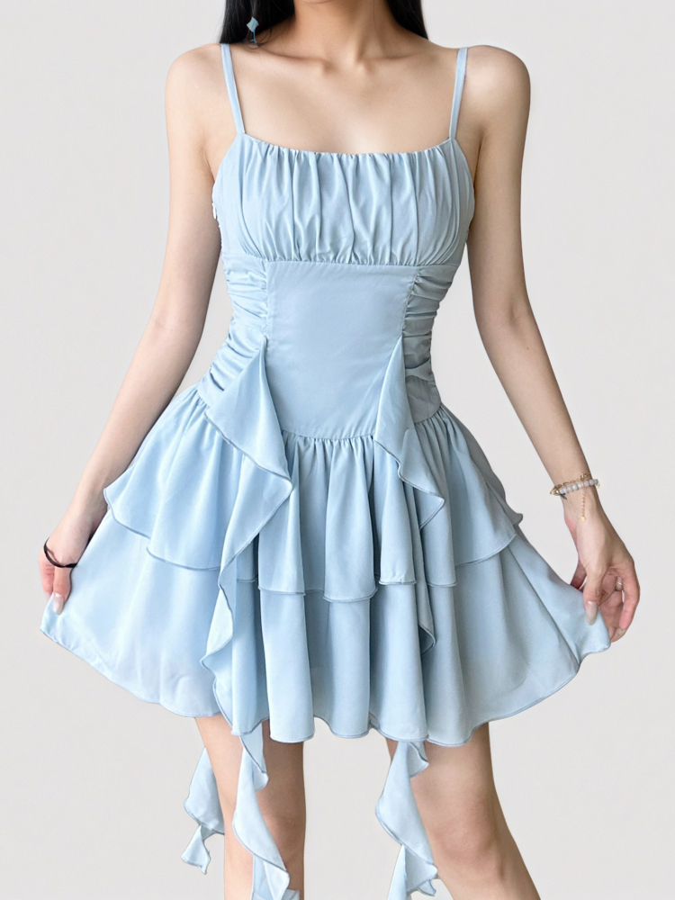 Asymmetric Ribbon Dress