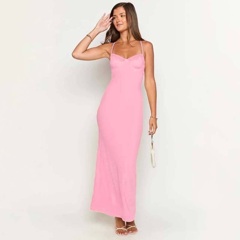 Lace Trim Cami Dress