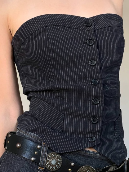 Off-Shoulder Bustier Top