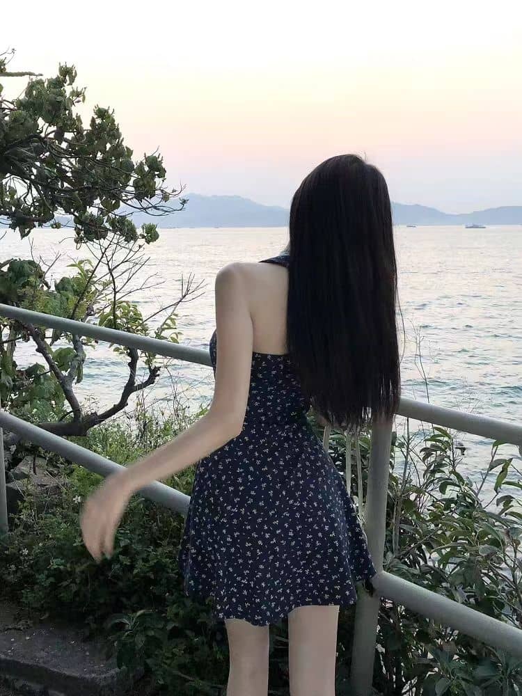 Floral Sweetheart Neck French Dress