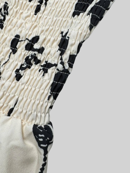 Floral Strapless Dress