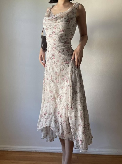 Floral Lace Slip Dress