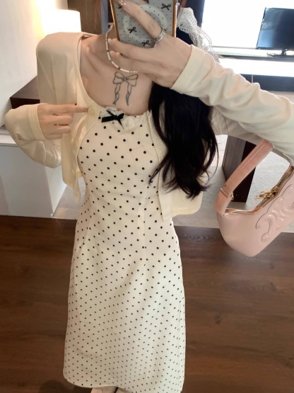French Polka Dot Dress