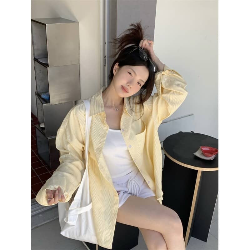 Lightweight Linen Shirt Jacket